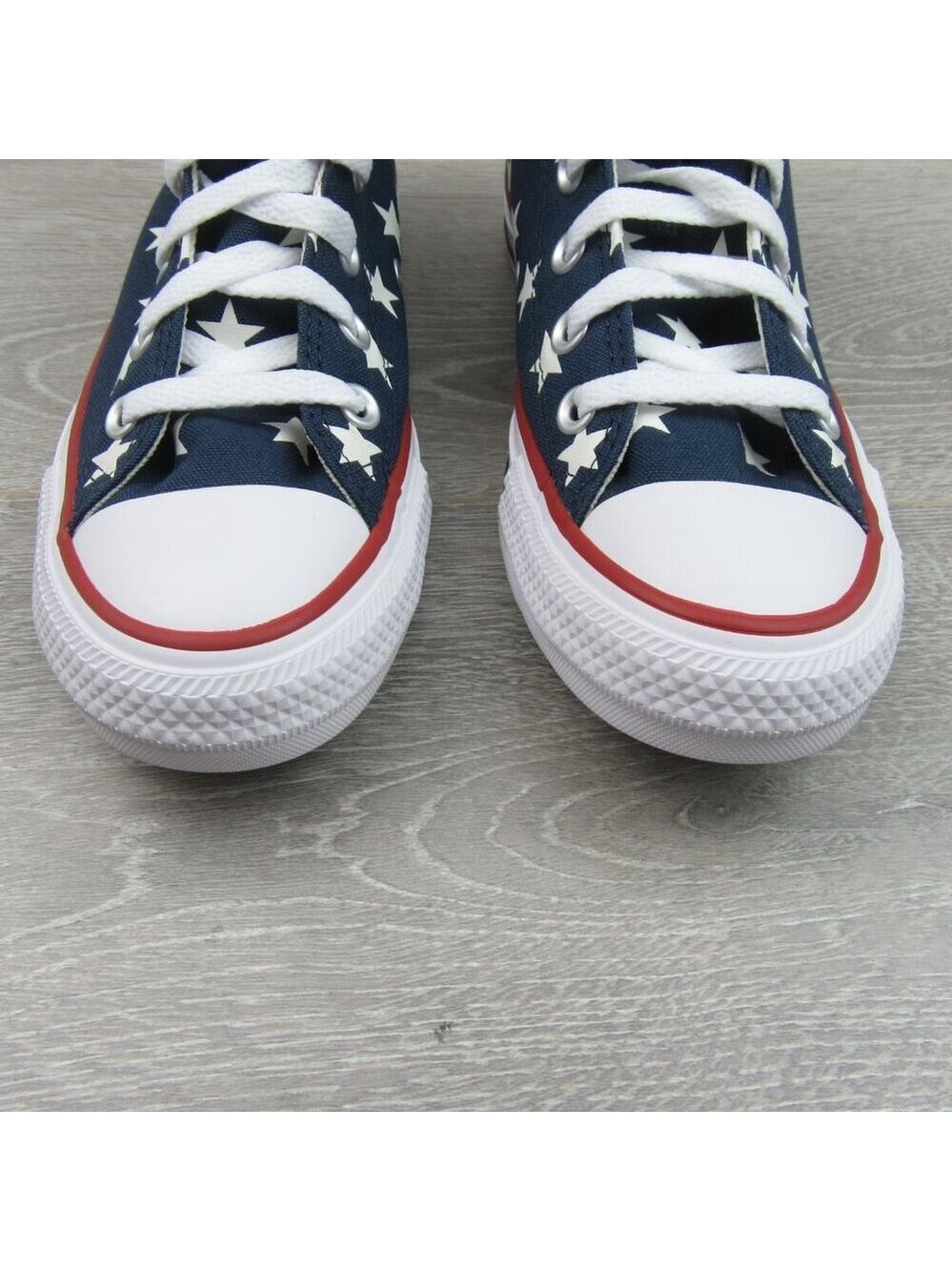 Converse Chuck Taylor All Star HI Archive Stars Womens Size 7.5 Navy NEW - Picture 5 of 14